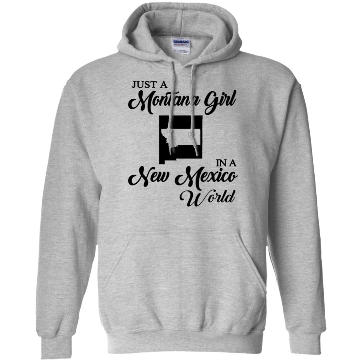 Just A Montana Girl In A New Mexico World T-Shirt - T-shirt Teezalo