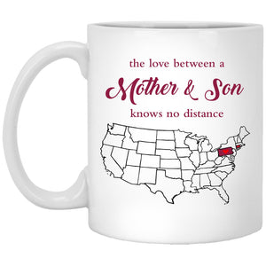 Connecticut Pennsylvania The Love Between Mother And Son Mug - Mug Teezalo