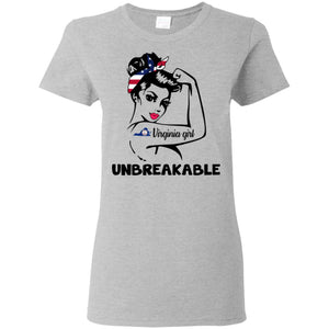 Virginia Girl Unbreakable T-Shirt - T-shirt Teezalo
