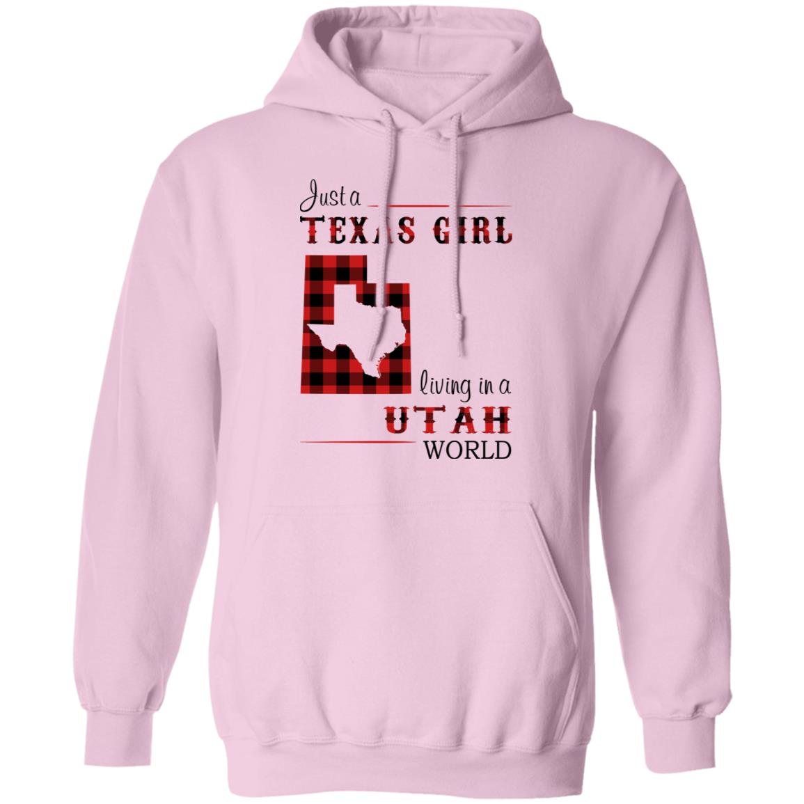 Just A Texas Girl Living In A Utah World T- Shirt - T-shirt Teezalo