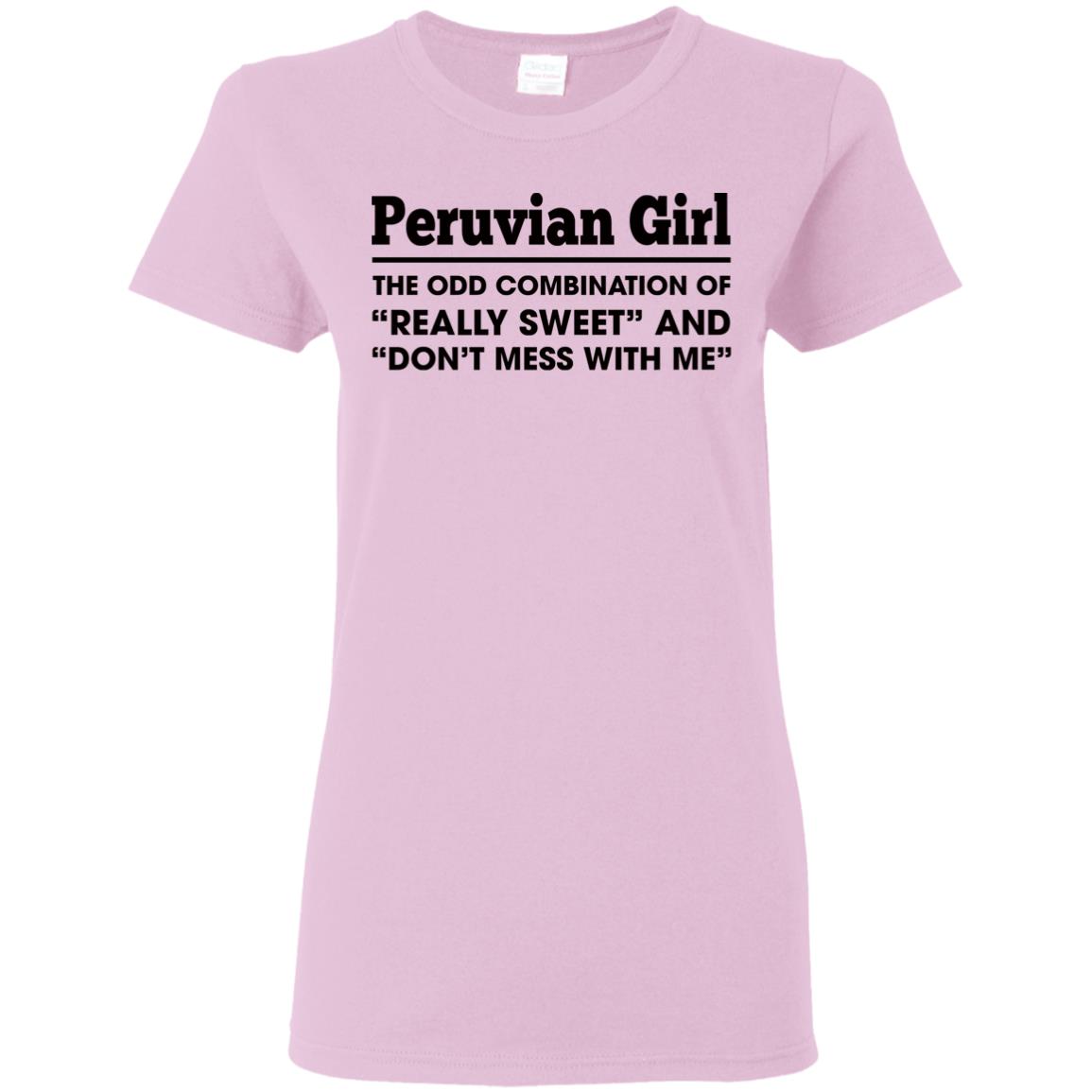 Peruvian Girl The Odd Combination T-Shirt - T-shirt Teezalo