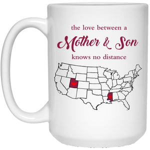 Mississippi Utah The Love Between Mother And Son Mug - Mug Teezalo