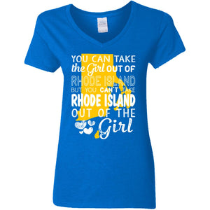 You Can't Take Rhode Island Out Of The Girl T-shirt - T-shirt Teezalo