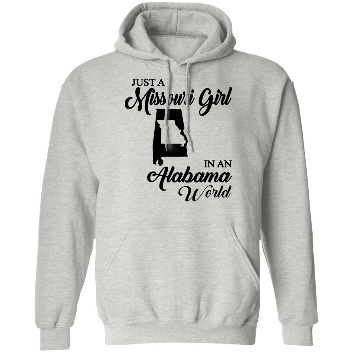 Just A Missouri Girl In An Alabama World T Shirt - T-shirt Teezalo