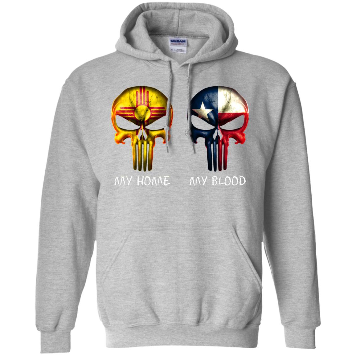 Texas Blood New Mexico Home  T- Shirt - T-shirt Teezalo