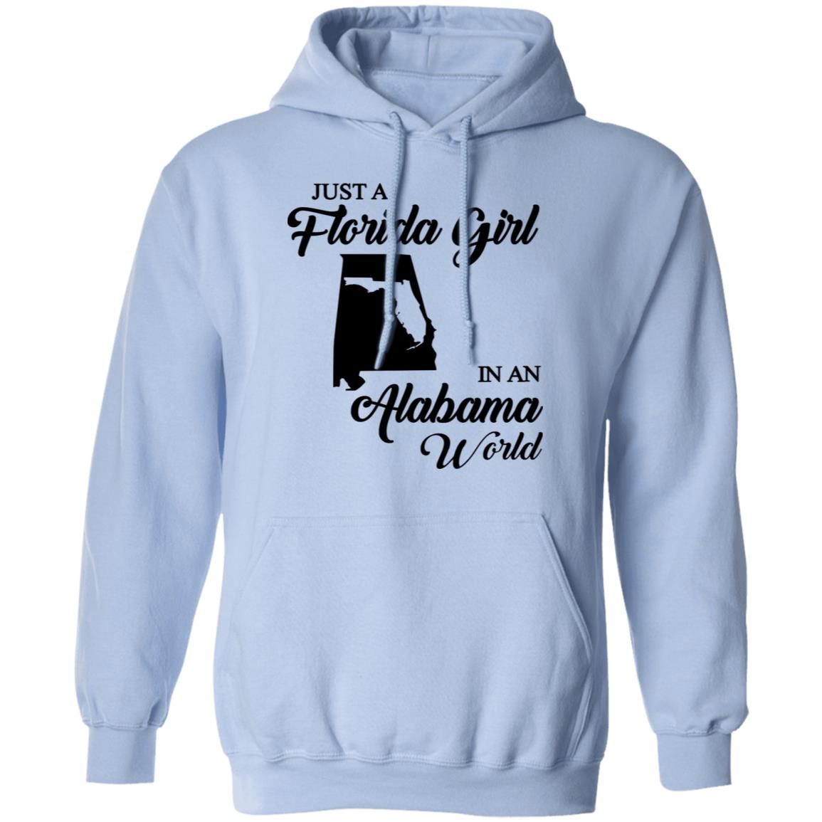Just A Florida Girl In An Alabama World T-Shirt - T-Shirt Teezalo