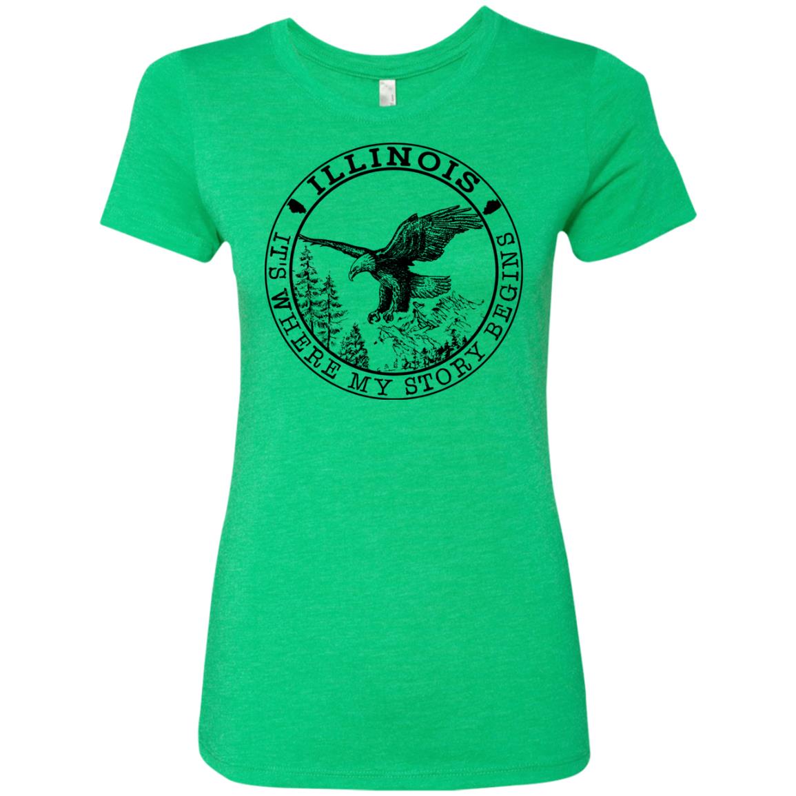 Illinois It's Where My Story Begins Hoodie - Hoodie Teezalo