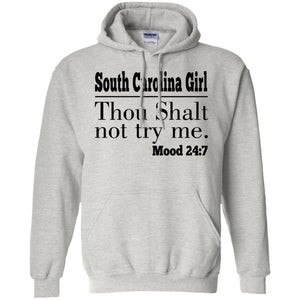 South Carolina Girl Thou Shalt Not Try Me T Shirt - T-shirt Teezalo