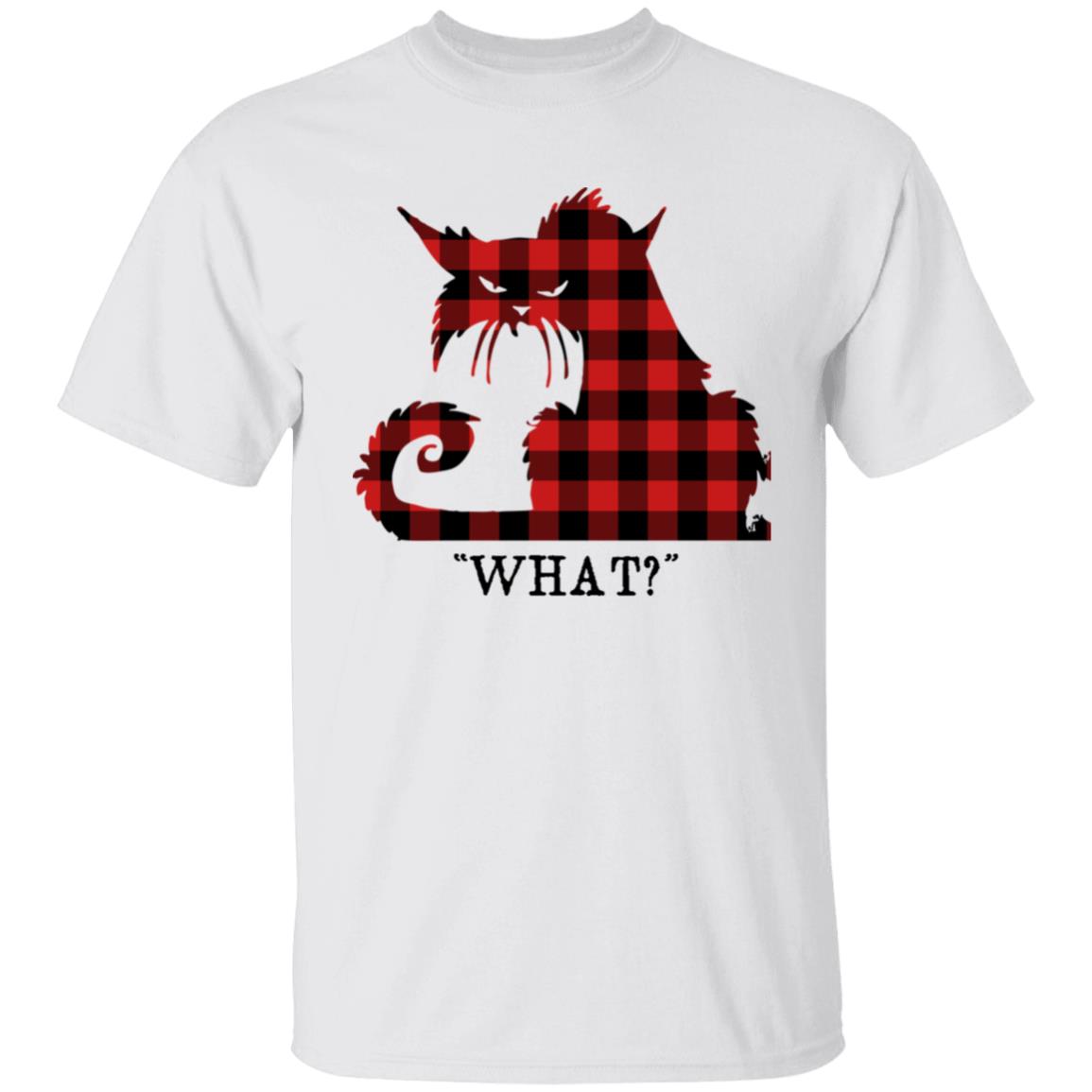 What Funny Cat T-shirt - T-shirt Teezalo