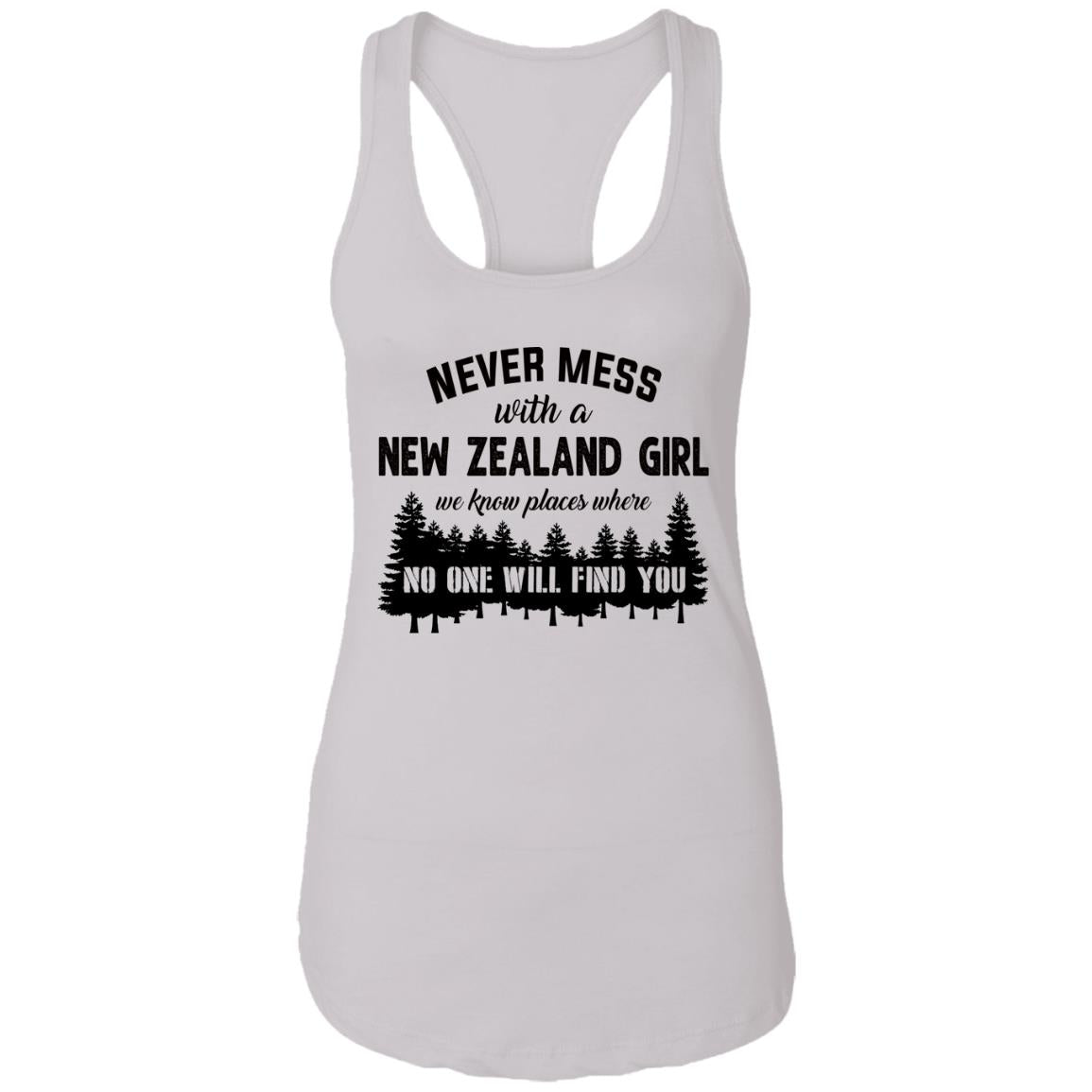 Never Mess With A New Zealand Girl T-Shirt - T-shirt Teezalo