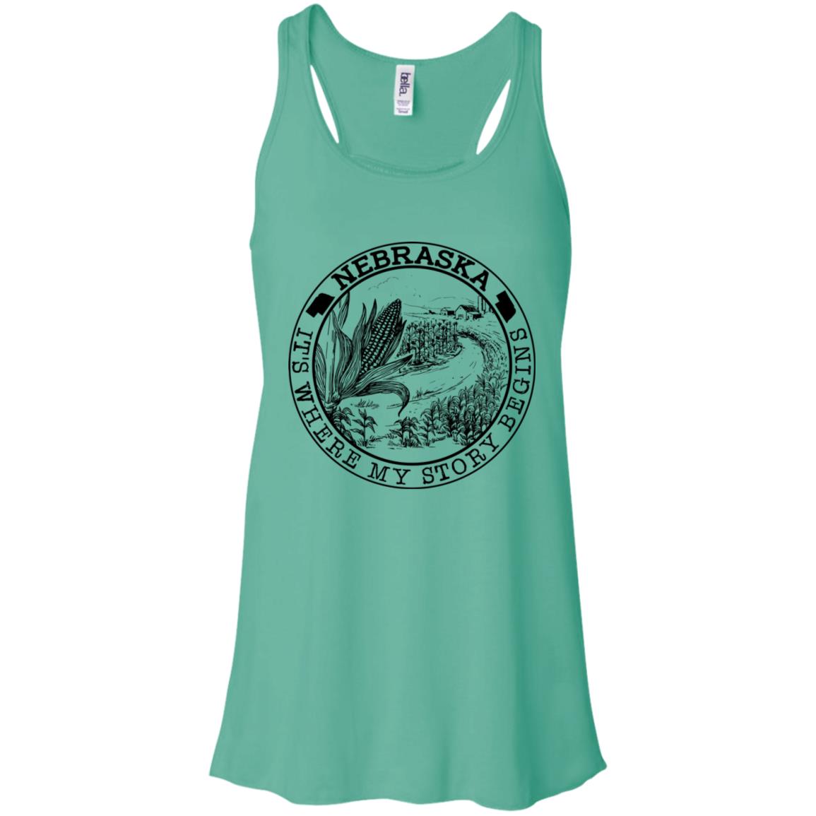 Nebraska Where My Story Begins Hoodie - Hoodie Teezalo