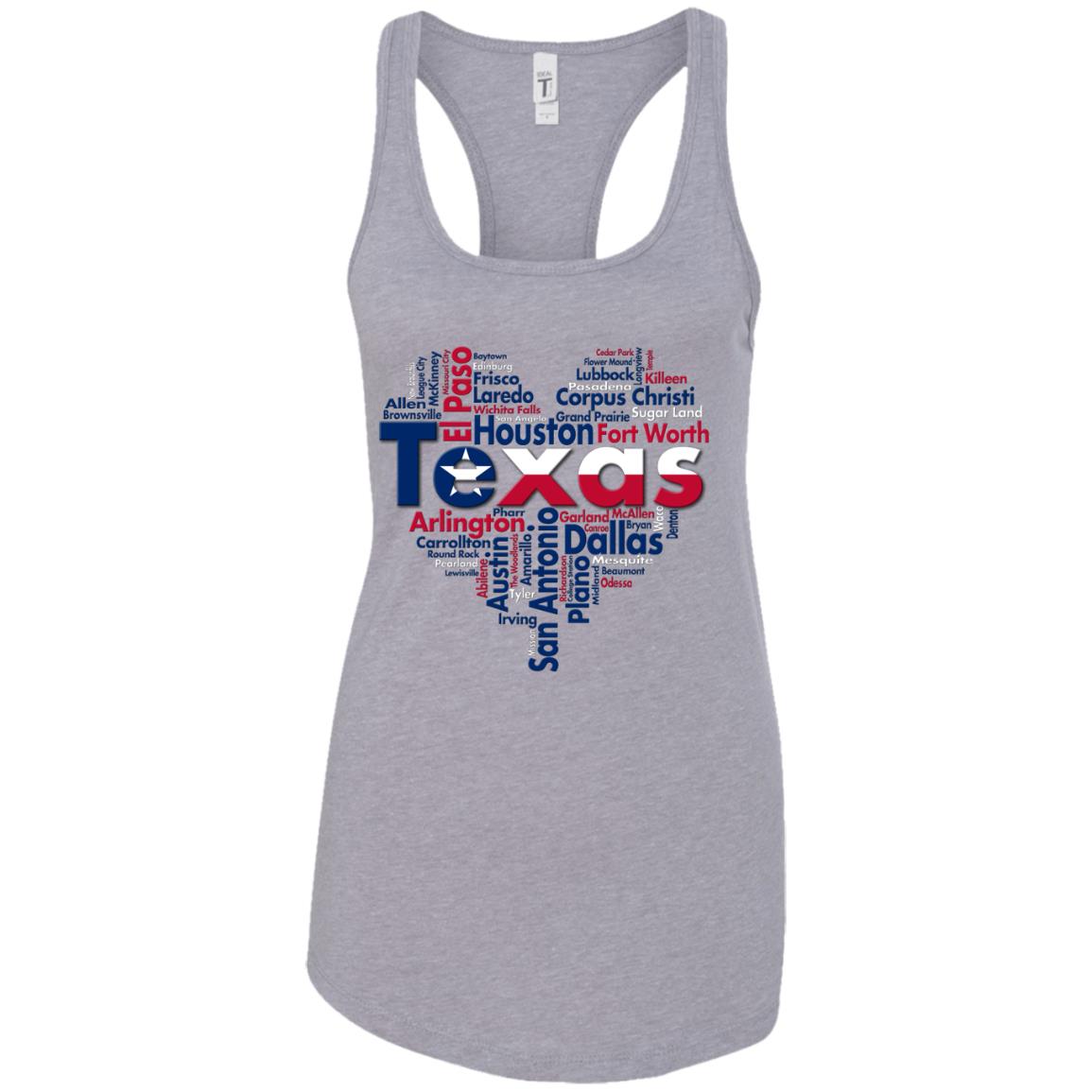 Texas City Heart T- Shirt - T-shirt Teezalo