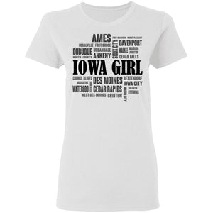 Iowa Girl And City T- Shirt - T-shirt Teezalo