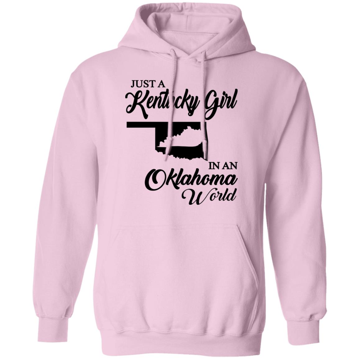 Just A Kentucky Girl In An Oklahoma World T-Shirt - T-shirt Teezalo