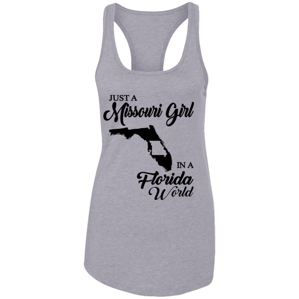 Just A Missouri Girl In A Florida World T Shirt - T-shirt Teezalo