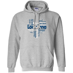 Louisiana City Heart T-Shirt - T-shirt Teezalo