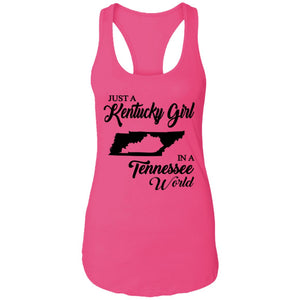 Just A Kentucky Girl In A Tennessee World T-Shirt - T-shirt Teezalo
