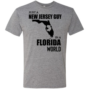 Just A New Jersey Guy In A Florida World T-Shirt - T-shirt Teezalo