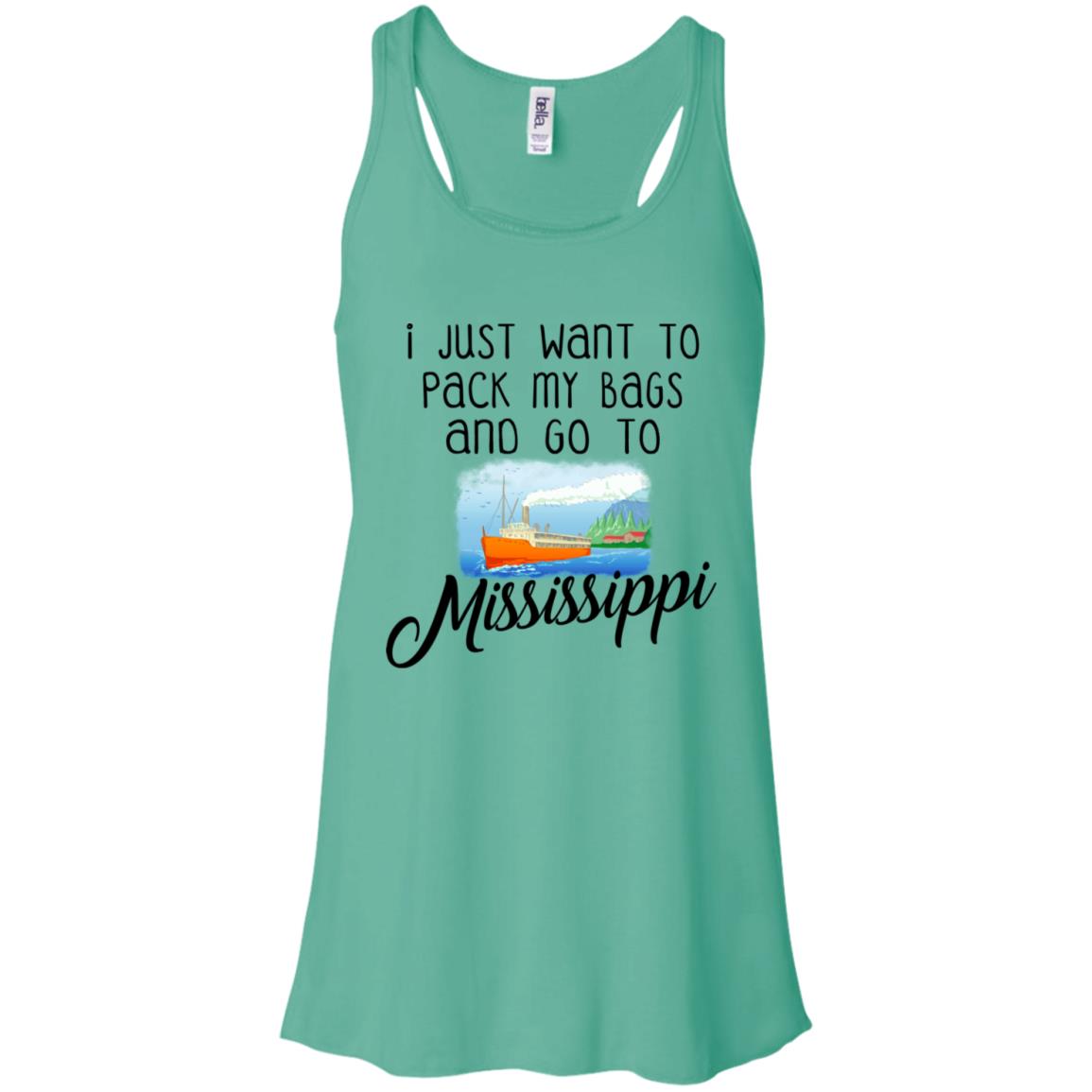 I Just Want To Pack My Bags And Go To Mississippi Hoodie - Hoodie Teezalo