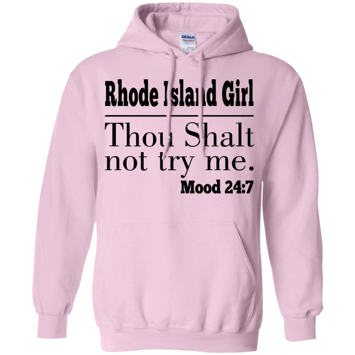 Rhode Island Girl Thou Shalt Not Try Me T-Shirt - T-shirt Teezalo
