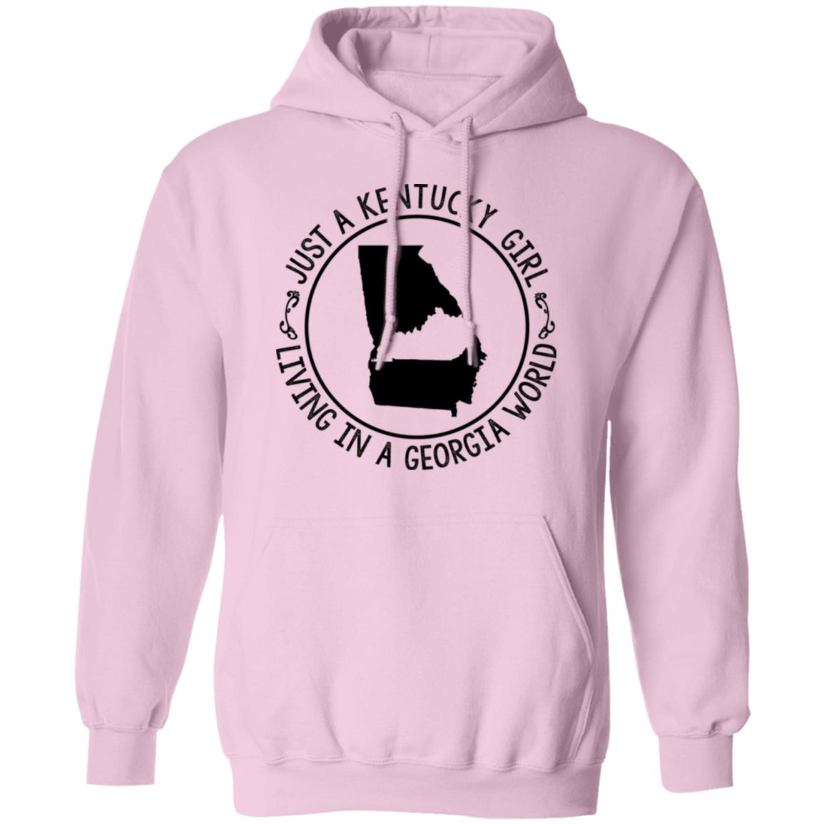Kentucky Girl Living In Georgia World T-Shirt - T-shirt Teezalo