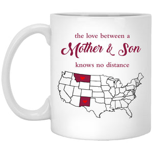 Montana New Mexico The Love Between Mother And Son Mug - Mug Teezalo