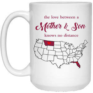 Florida Montana The Love Between Mother And Son Mug - Mug Teezalo