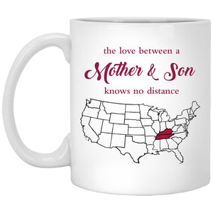 Tennessee Kentucky The Love Between Mother And Son Mug - Mug Teezalo