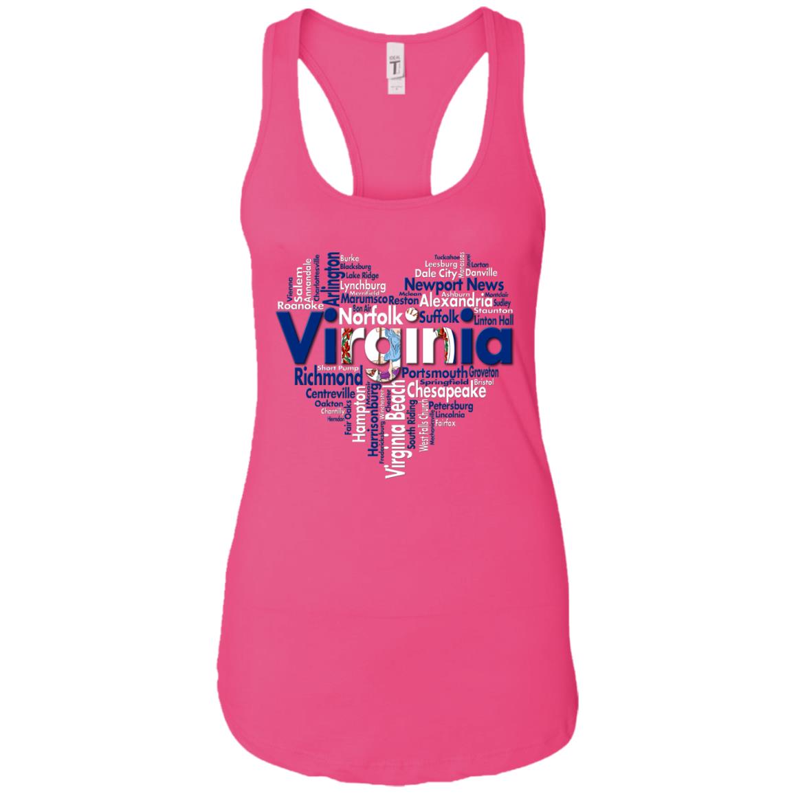 Virginia City Heart T-Shirt - T-shirt Teezalo