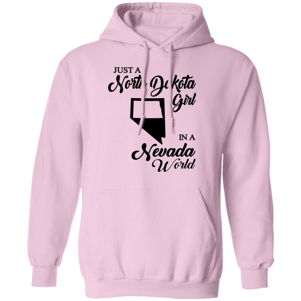 Just A North Dakota Girl In A Nevada World T Shirt - T-shirt Teezalo