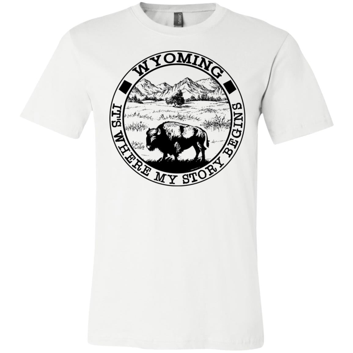 Wyoming It's Where My Story Begins Hoodie - Hoodie Teezalo