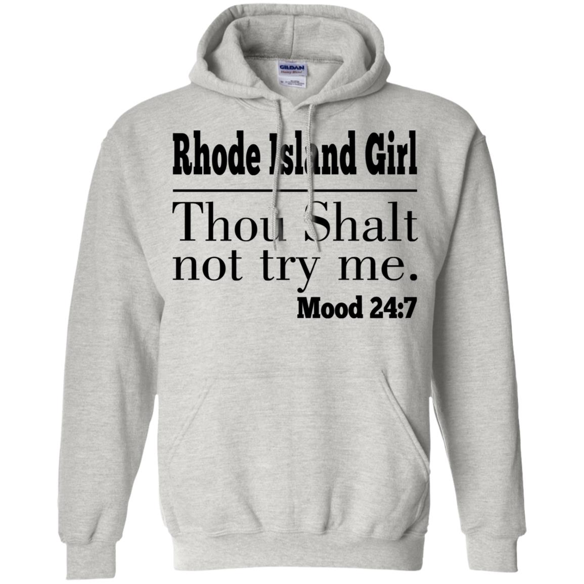 Rhode Island Girl Thou Shalt Not Try Me T-Shirt - T-shirt Teezalo