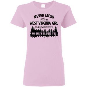 Never Mess With A West Virginia Girl Hoodie - Hoodie Teezalo
