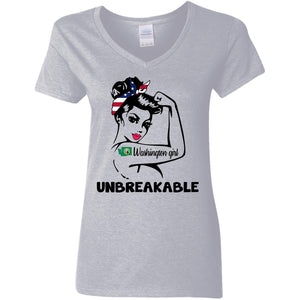 Washington Girl  Unbreakable T-Shirt - T-shirt Teezalo