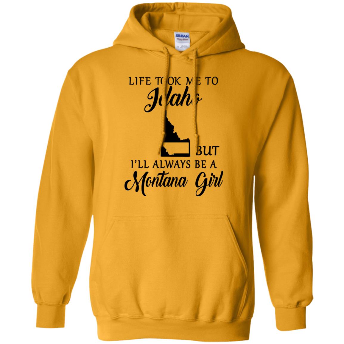 Montana Girl Life Took Me To Idaho T-Shirt - T-shirt Teezalo