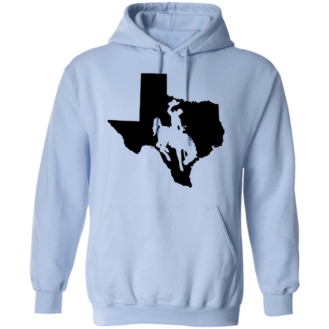 Living In Texas And You're From Wyoming Hoodie - Hoodie Teezalo