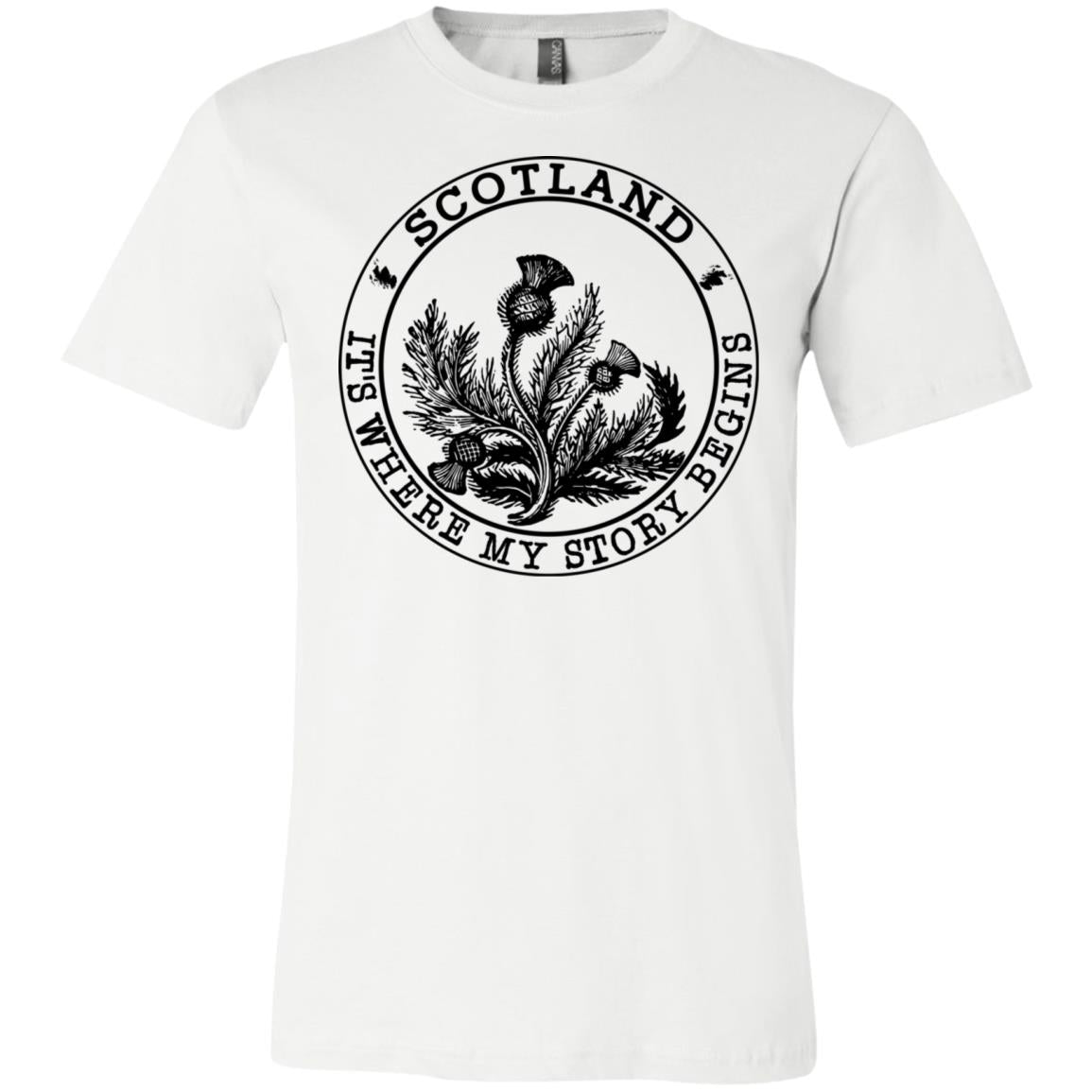 Scotland It's Where My Story Begins T-Shirt - T-shirt Teezalo