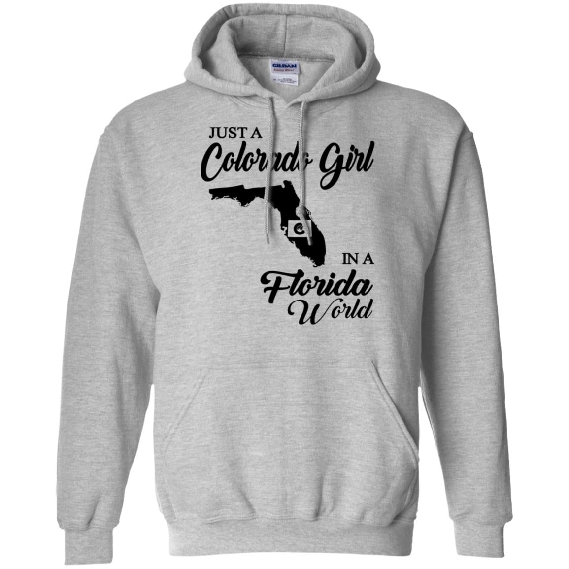 Just A Colorado Girl In A Florida World T-Shirt - T-shirt Teezalo