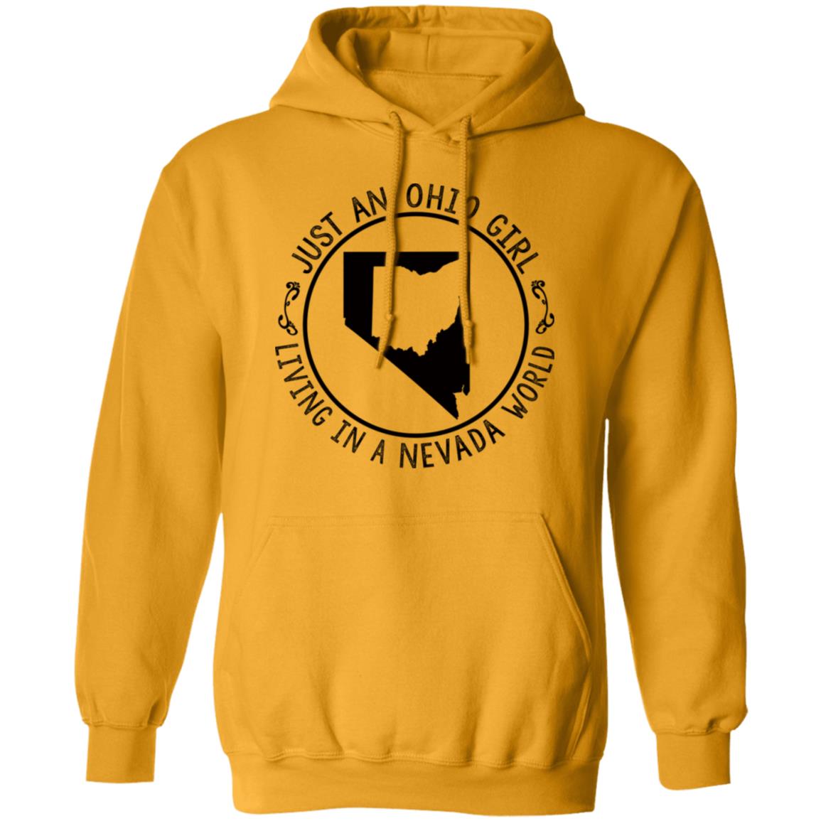 Ohio Girl In Nevada World Hoodie - Hoodie Teezalo