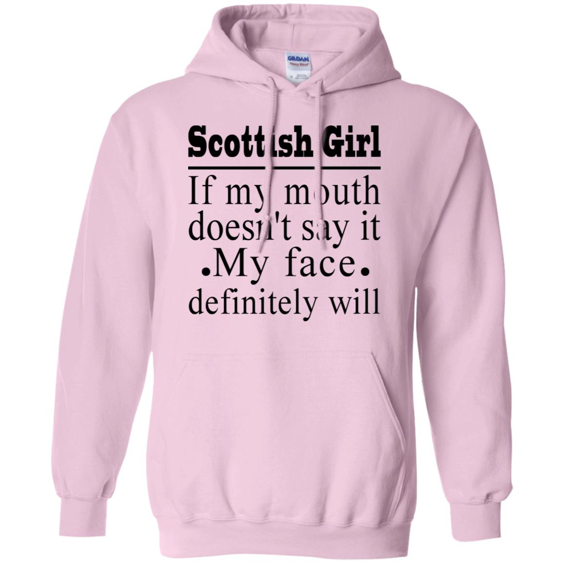 Scottish Girl My Face Definitely Will T-Shirt - T-shirt Teezalo