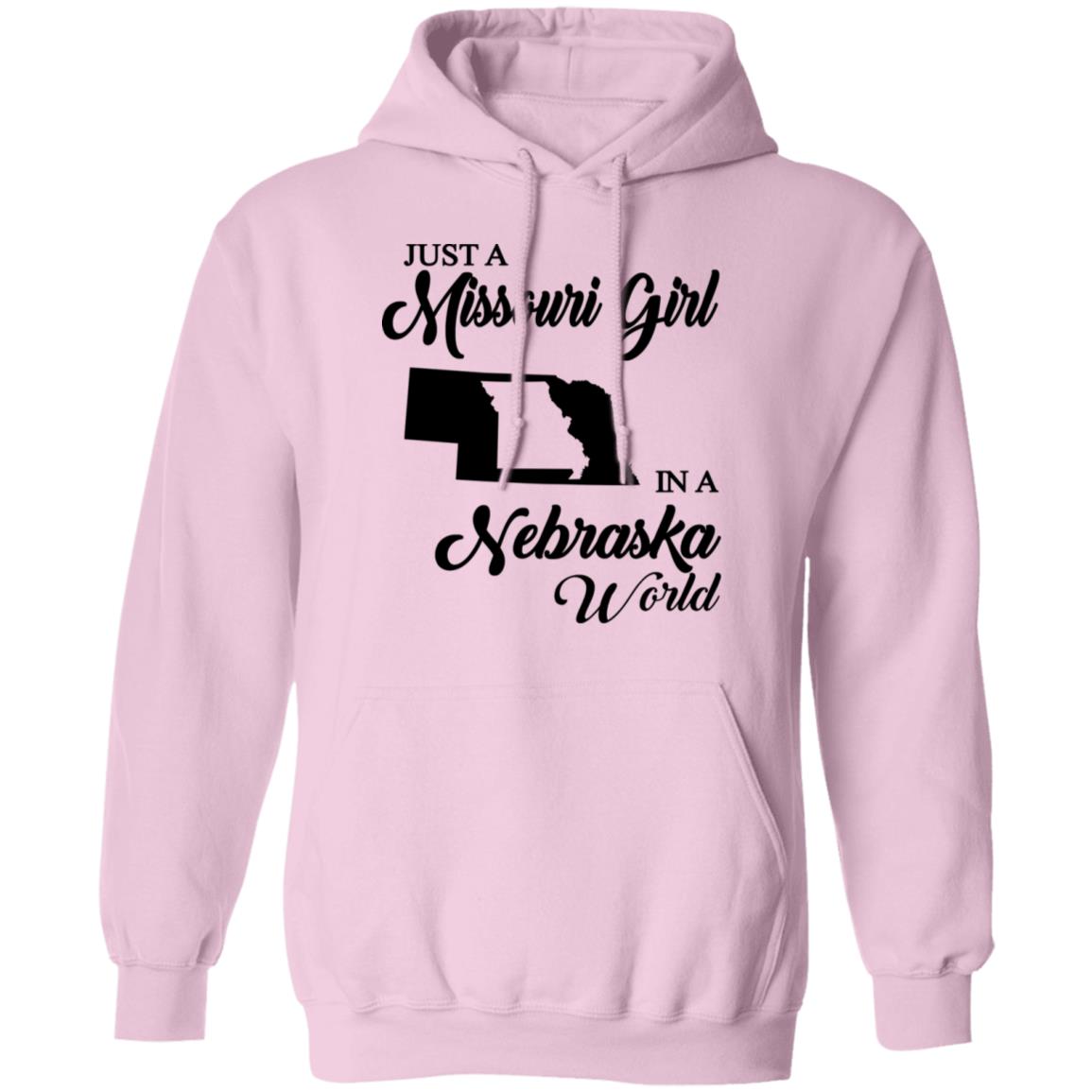 Just A Missouri Girl In A Nebraska World T Shirt - T-shirt Teezalo