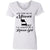 Life Took Me To Missouri Always Be A Kansas Girl V Neck T Shirt - T-shirt Teezalo