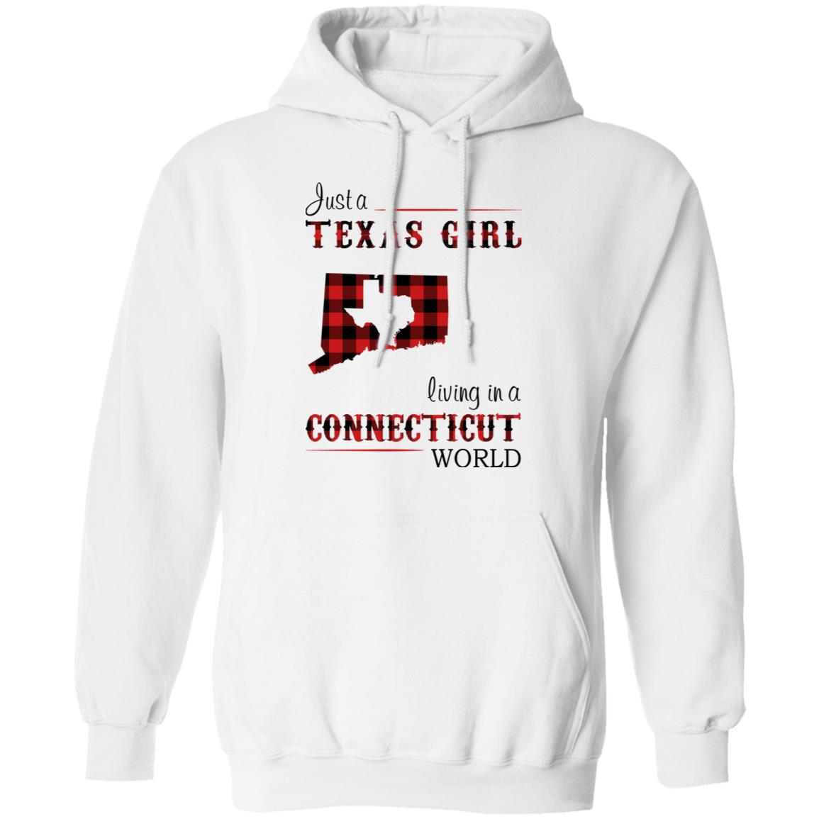 Just A Texas Girl Living In A Connecticut World T- Shirt - T-shirt Teezalo