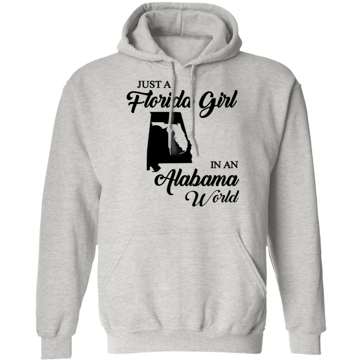 Just A Florida Girl In An Alabama World T-Shirt - T-Shirt Teezalo