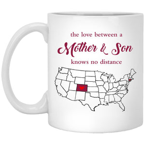 Connecticut Colorado The Love Between Mother And Son Mug - Mug Teezalo