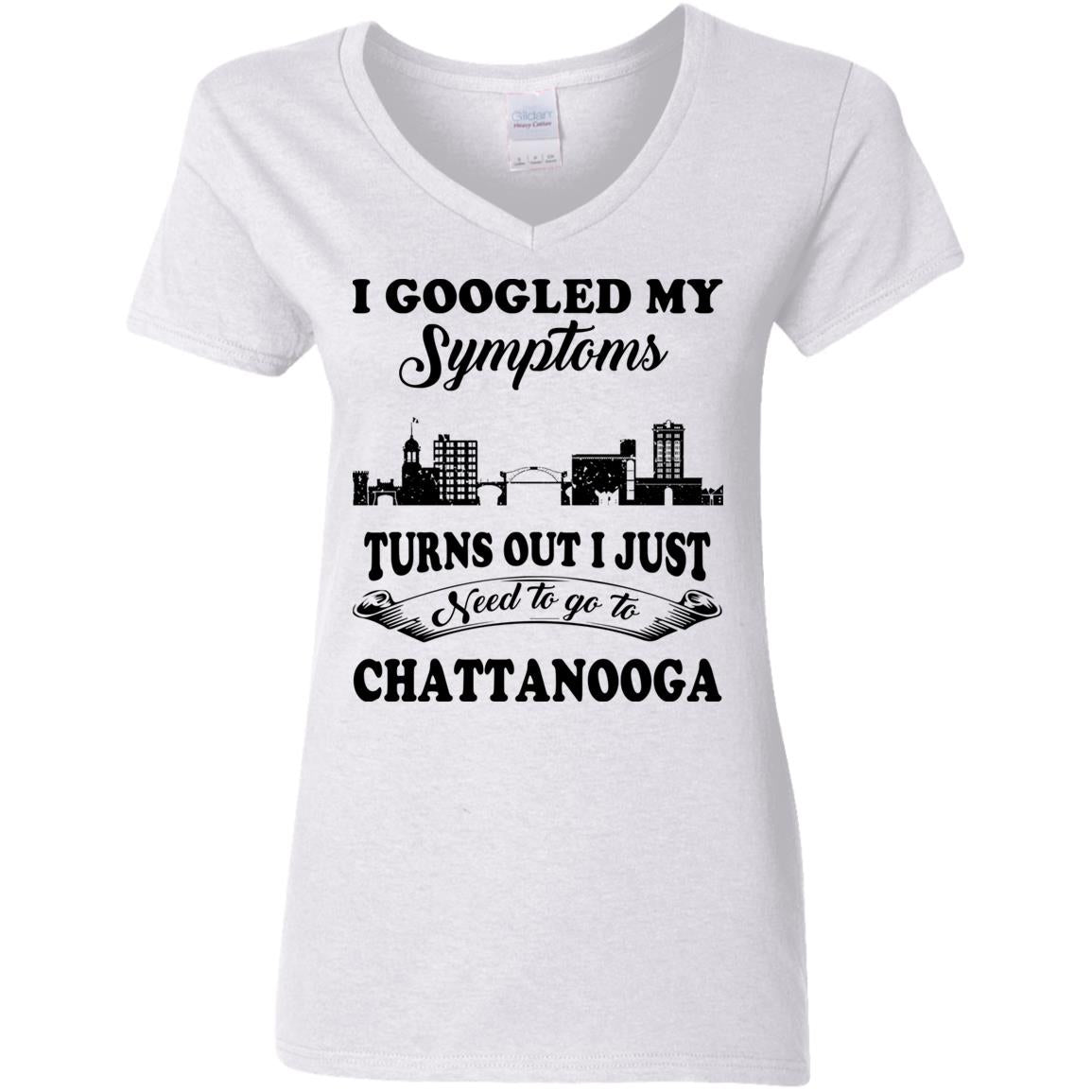 My Symptoms I Just Need To Go To Chattanooga T Shirt - T-shirt Teezalo