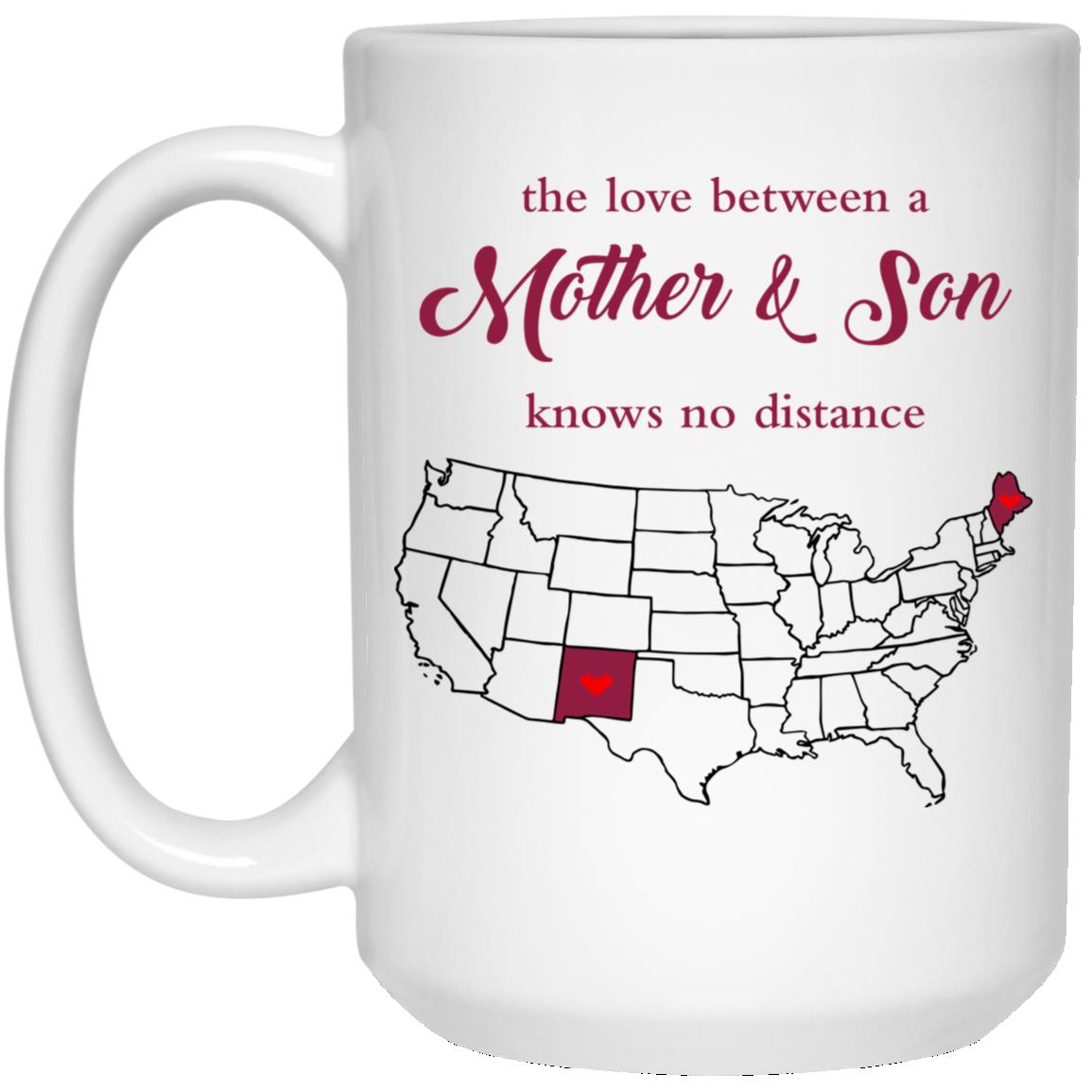 Maine New Mexico	The Love Between Mother And Son Mug - Mug Teezalo