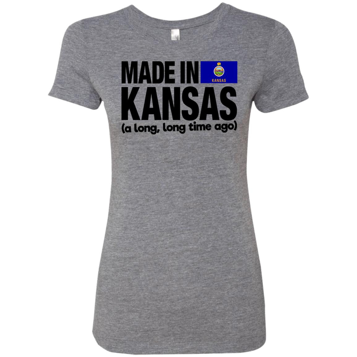 Made In Kansas A Long Long Time Ago T-Shirt - T-shirt Teezalo