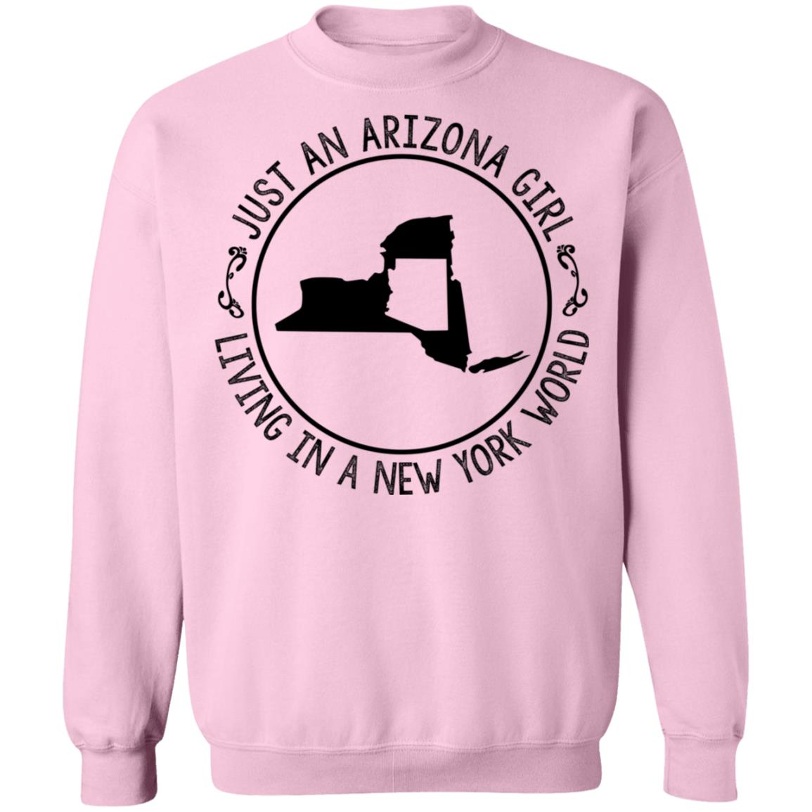 Arizona Girl Living In New York World Hoodie - Hoodie Teezalo