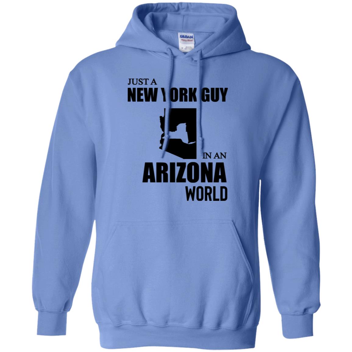 Just A New York Guy In An Arizona World T-Shirt - T-shirt Teezalo